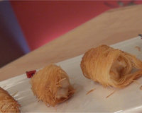 Croustillants de langoustine en kadaïf