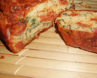 Cake blettes, chorizo et parmesan