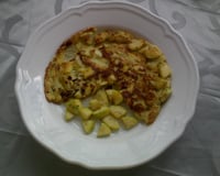 Omelette à la courgette