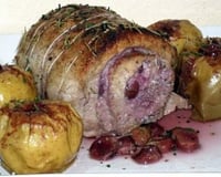 Rôti de porc aux cerises