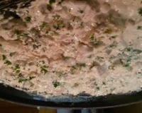 Lotte à la sauce moutarde et coco