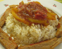 Escalopes de jambon à la mexicaine