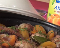 Tajine de poulet aux abricots
