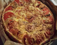 Tarte à la tomate et au chèvre