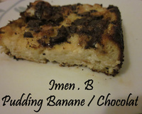 Pudding chocolat banane