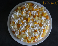 Tarte exotique aux fruits au sirop St Mamet