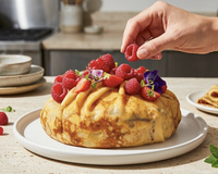 Courchevel : découvrez cet incroyable gâteau rétro préparé avec de simples crêpes !