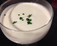 Velouté de chou fleur au lait de coco