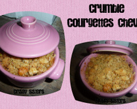 Crumble courgette-chèvre