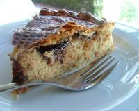 Une galette très épaisse aux bons éclats de noisette relevés par la saveur regressive du nutella