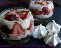Tiramisu bretonisant fraises et cerises