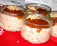 Riz et perles de tapioca au lait et salidou