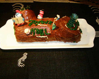 Bûche de Noël sans beurre classique
