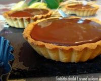 Tartelettes chocolat caramel au beurre salé