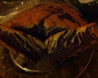 Gâteau tigré ou zebré