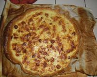 Quiche faite avec les ingrédients trouvé dans mon frigo