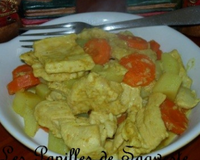 Colombo de poulet léger et épicée