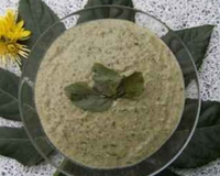 Velouté de topinambours et cresson