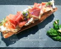 Une tartine au bon goût de l'été.
