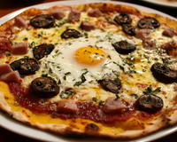 Pizza crémeuse à la ricotta