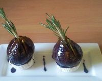 L'alliance entre le chèvre et le côté sucré des figues et du miel, un régal.
