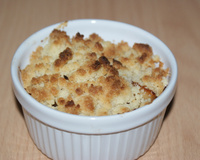 Crumble caramélisé au miel avec un soupçon de cannelle