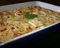 Spaghettis aux lardons et au chèvre