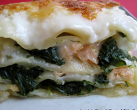 Lasagnes saumon-épinards