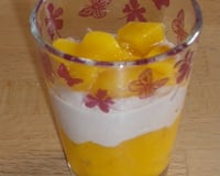 Duo de pêche et thon en verrine