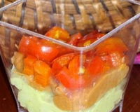 Pour ce remettre de tous ces festins bien arrosés pour certains, voici une recette de petite verrine rouge et verte pour un apéritif ou une entrée assez légère: poivron,…
