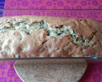 Cake à la banane et aux pépites de chocolat