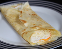 Crêpes salées au surimi