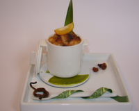 Un petit dessert très léger et exotique avec une utilisation originale de la crème pâtissière. Un dessert très aérien et onctueux à l'intérieur, et croustillant sur le…