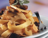 Tagliatelles de fête au foie gras