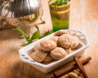 Macarons marocains noix de coco et semoule fine