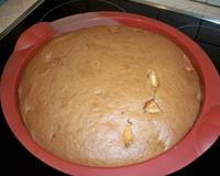 Un gâteaux moelleux et facile au chocolat, aux pommes et à la poudre d'amande.