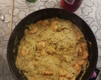 Curry de crevettes au lait de coco