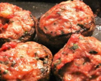 Têtes de champignons farcies