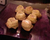 bouchee apero au saumon