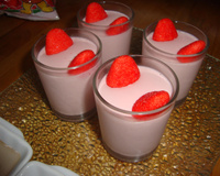 Panacotta barbe à papa