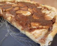 Tarte crémeuse aux pommes et aux Carambars