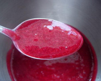 Véritable coulis aux framboises