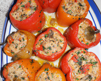 Poivrons farcis à la tunisienne