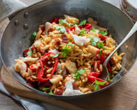 One pot pasta chorizo et poivrons : le plat express qui régale tout le monde