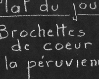 Brochettes de cœur de bœuf à la péruvienne