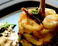 Pommes sablées au canard