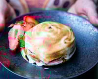 Tartelette aux fraises meringuée