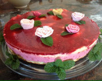 Bavarois citron et framboises