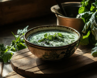 Soupe de choux vert au Thermomix