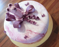 Moelleux au citron et framboises